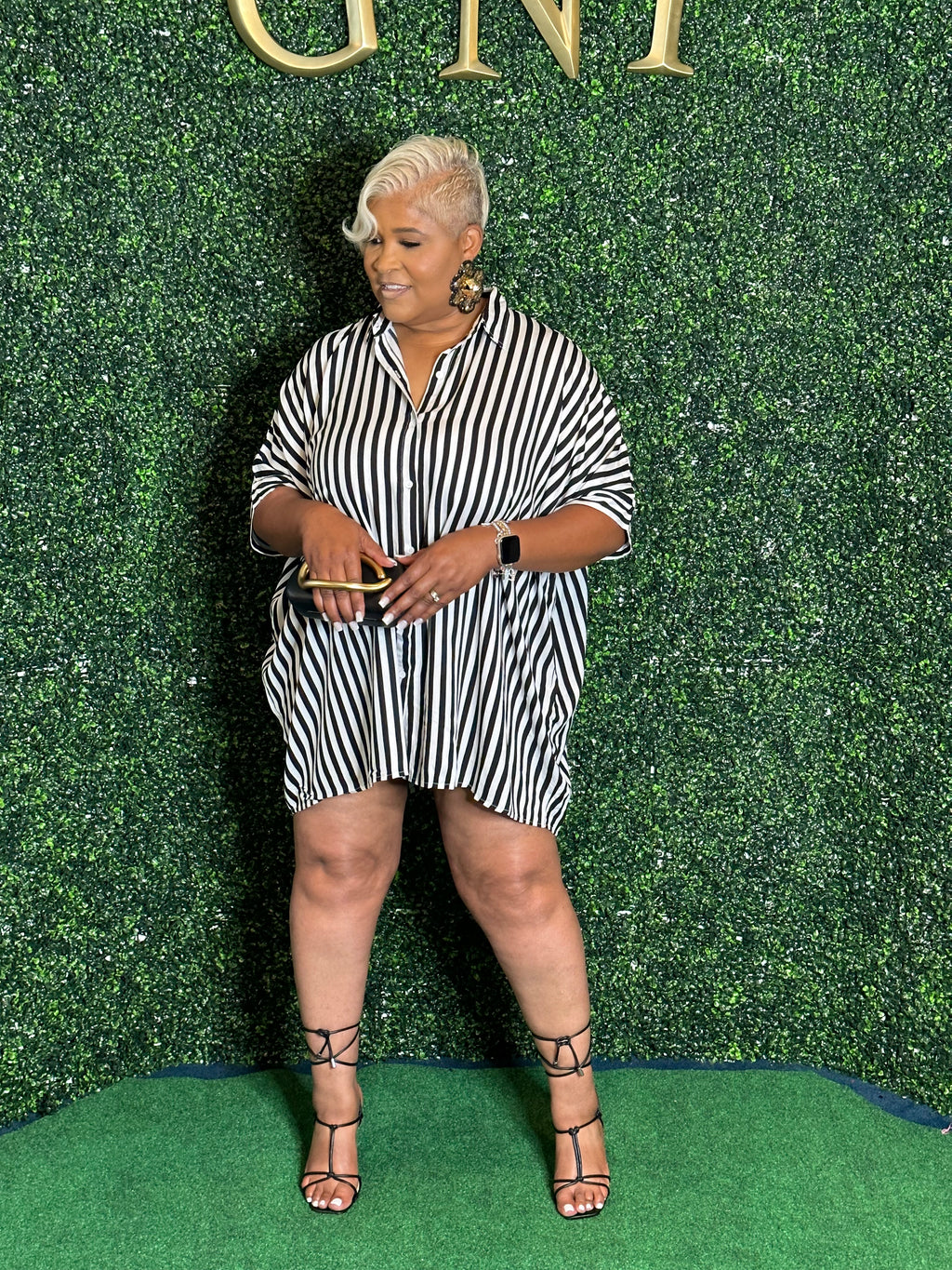 Candy cane striped Dress or shirt