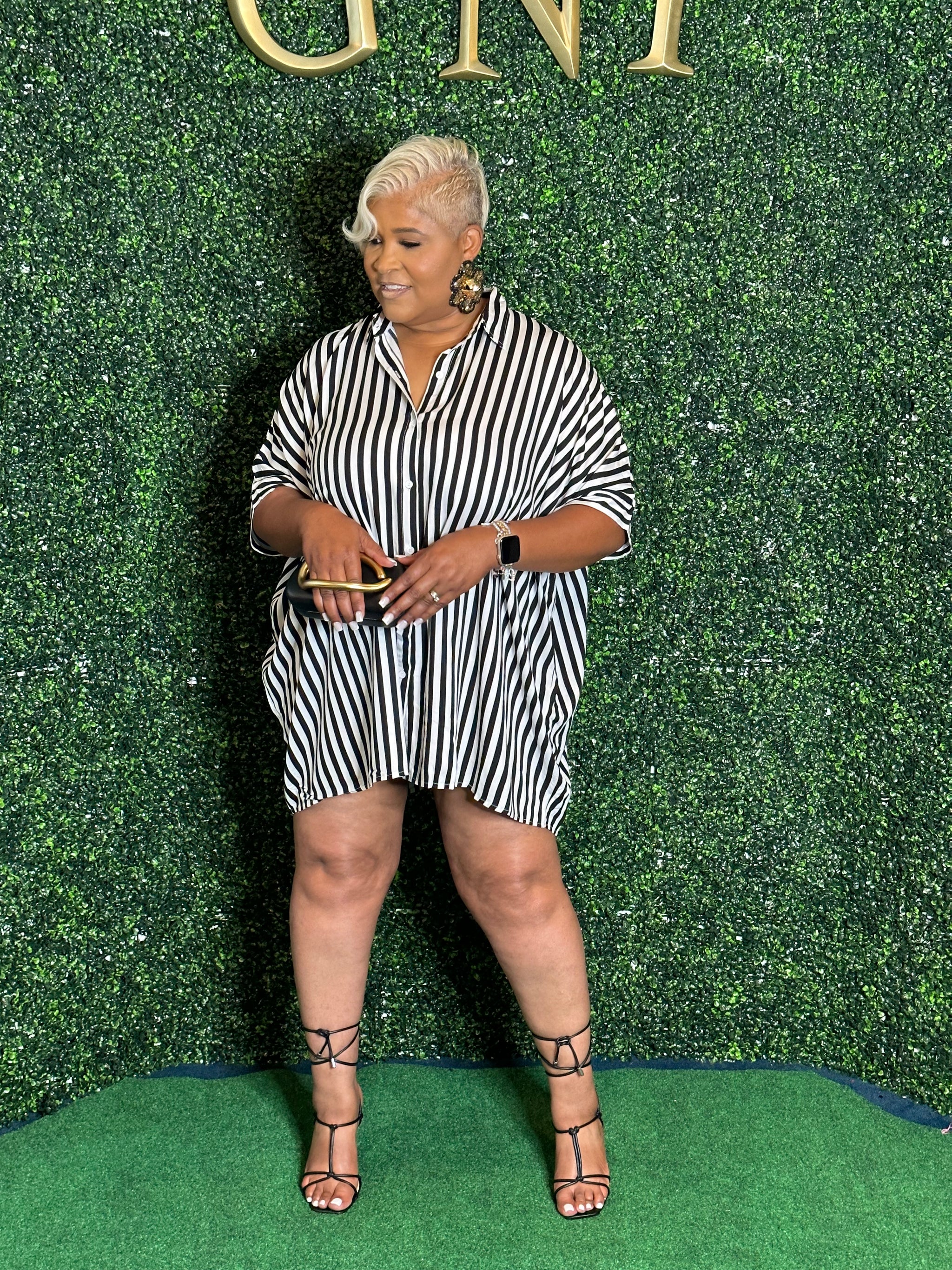 Candy cane striped Dress or shirt
