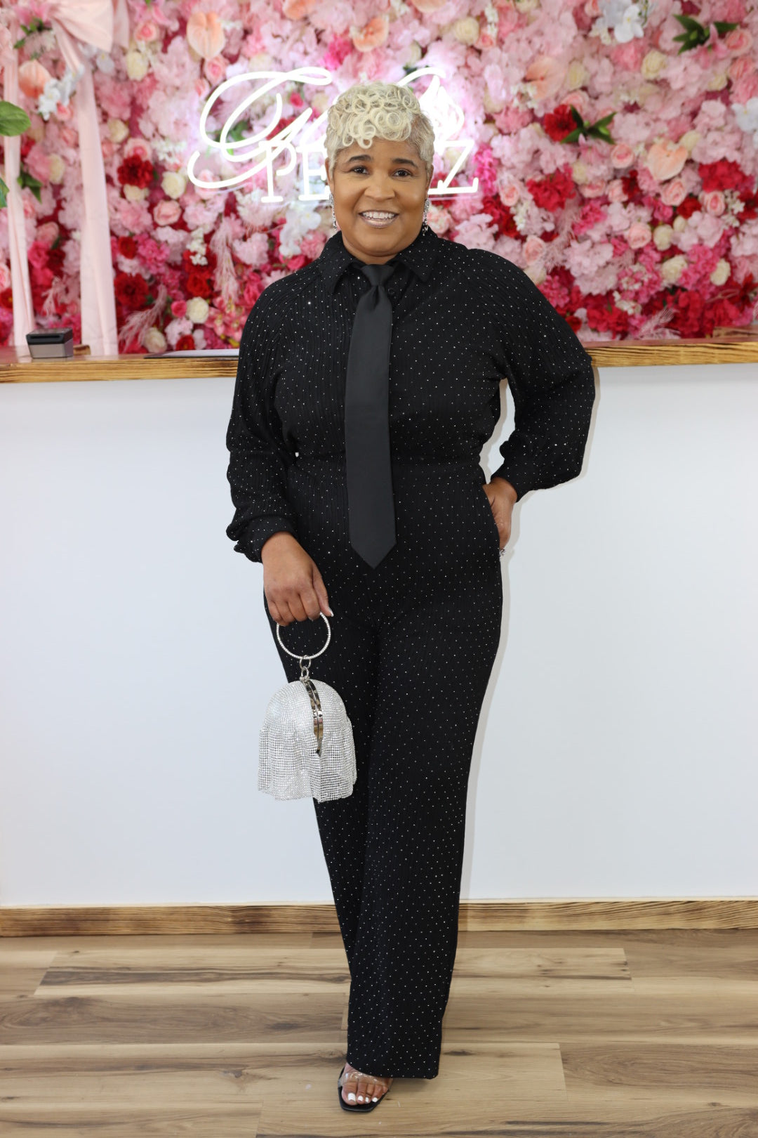 Rhinestone Crinkle Set