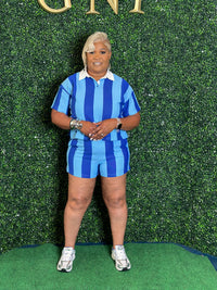 Striped Blue Set