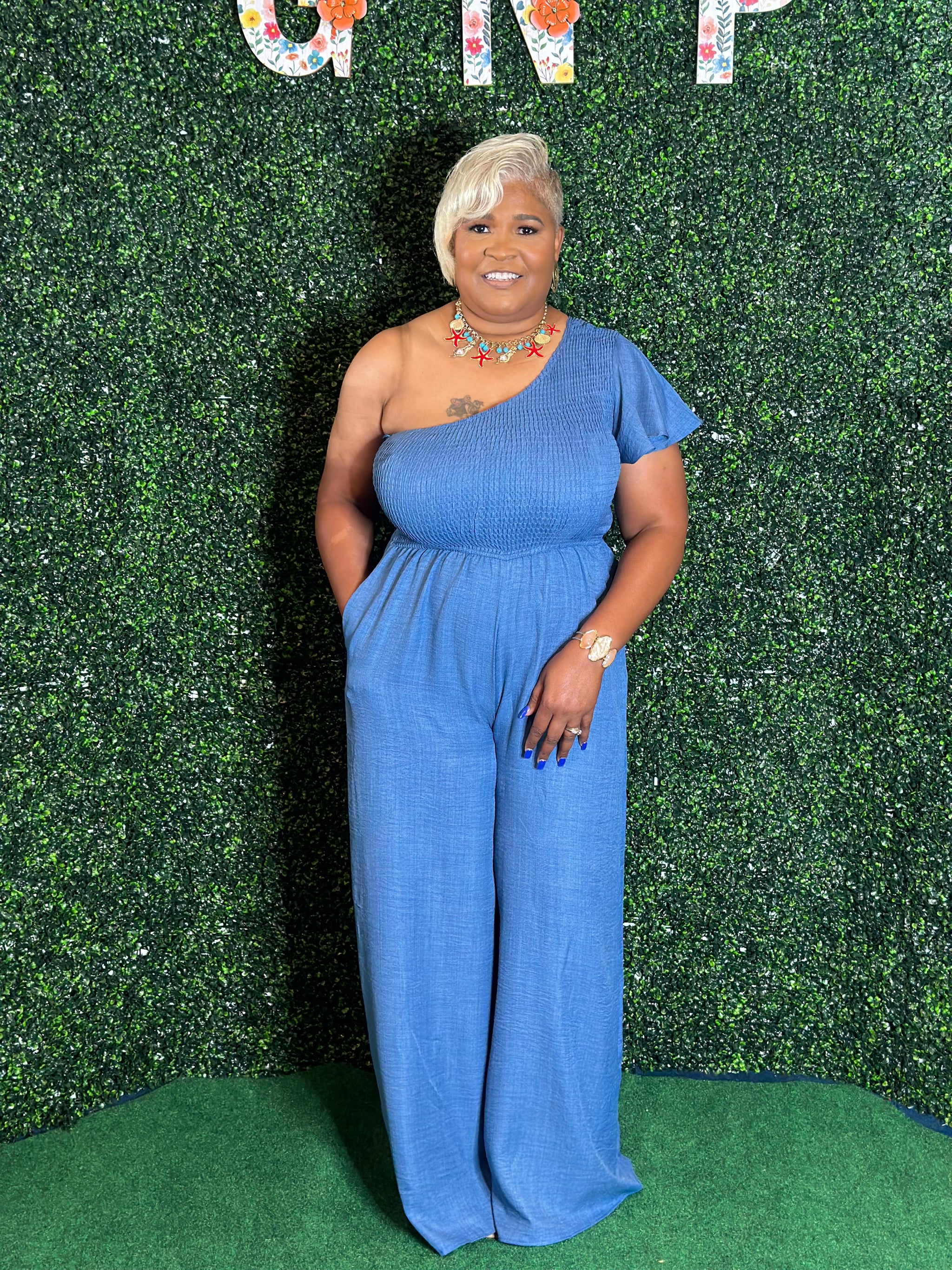 Dana Blue Jumpsuit