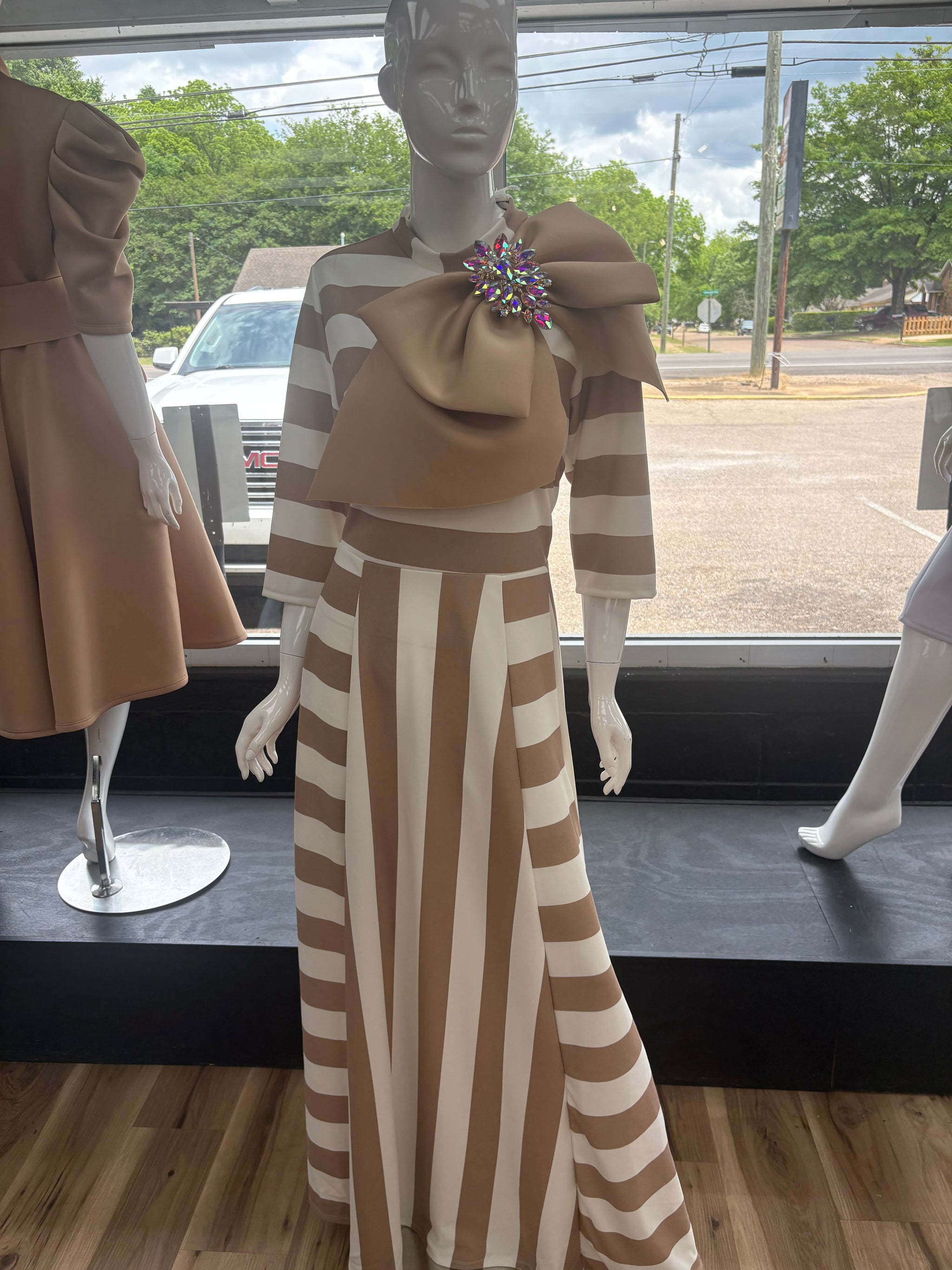 Khaki Maxi Dress