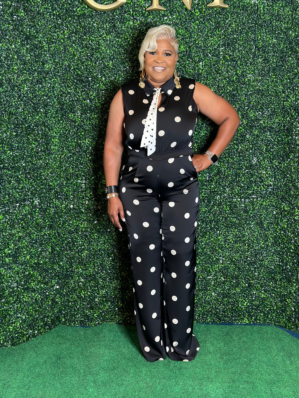 Polka Dot Jumpsuit
