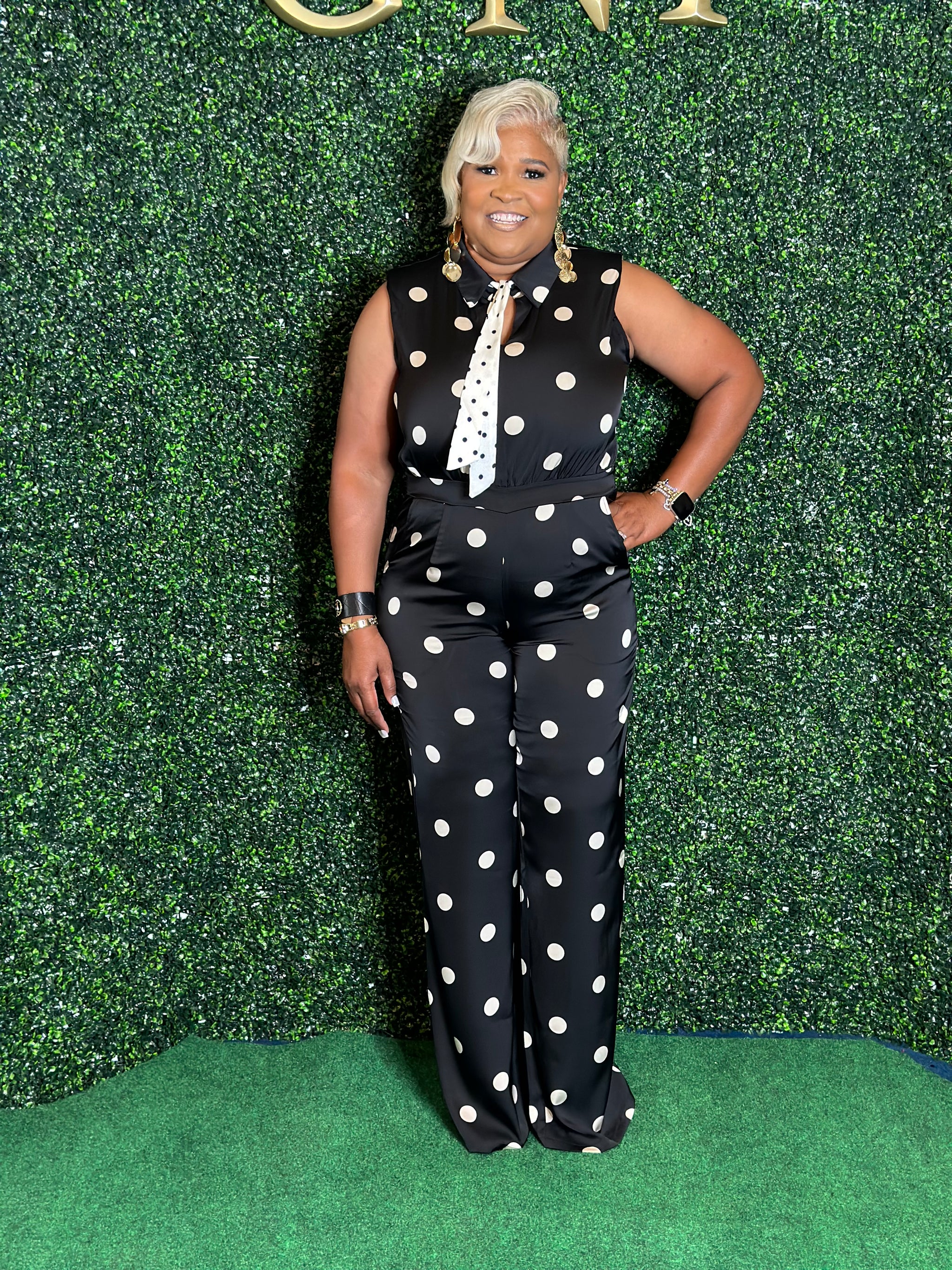 Polka Dot Jumpsuit