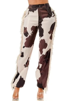Tassels Printed Pants