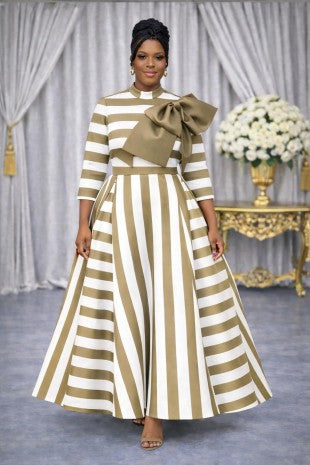Khaki Maxi Dress